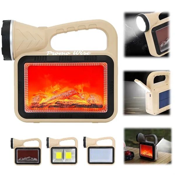 Multifunctional Solar Handheld Lantern LED Searchlight