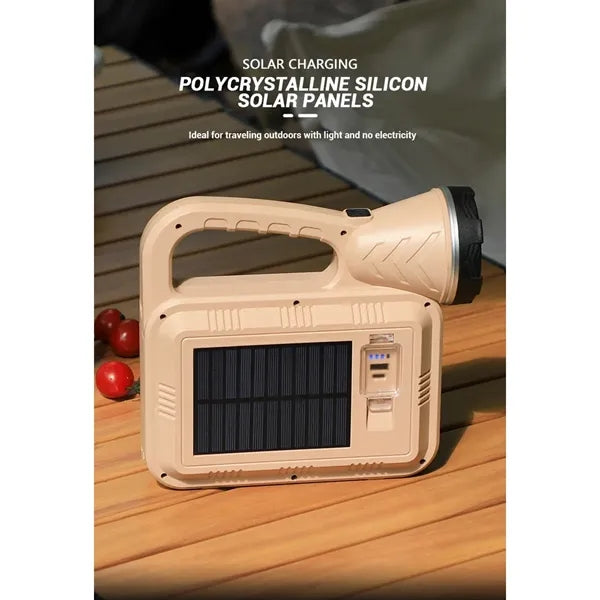 Multifunctional Solar Handheld Lantern LED Searchlight