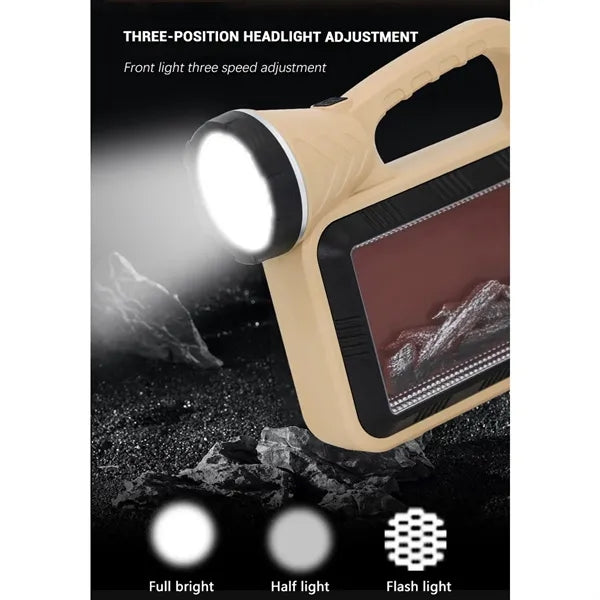 Multifunctional Solar Handheld Lantern LED Searchlight