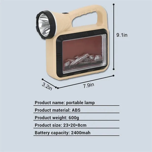 Multifunctional Solar Handheld Lantern LED Searchlight