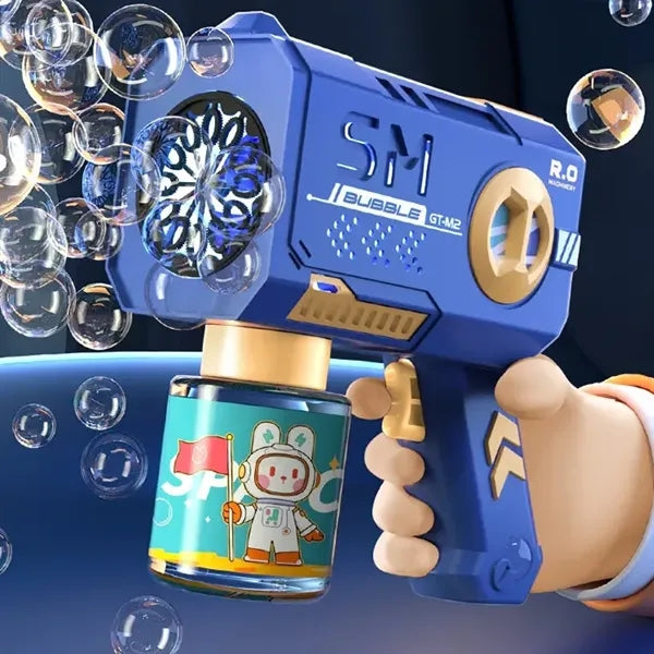 LED Light Automatic Bubble Machine Gun