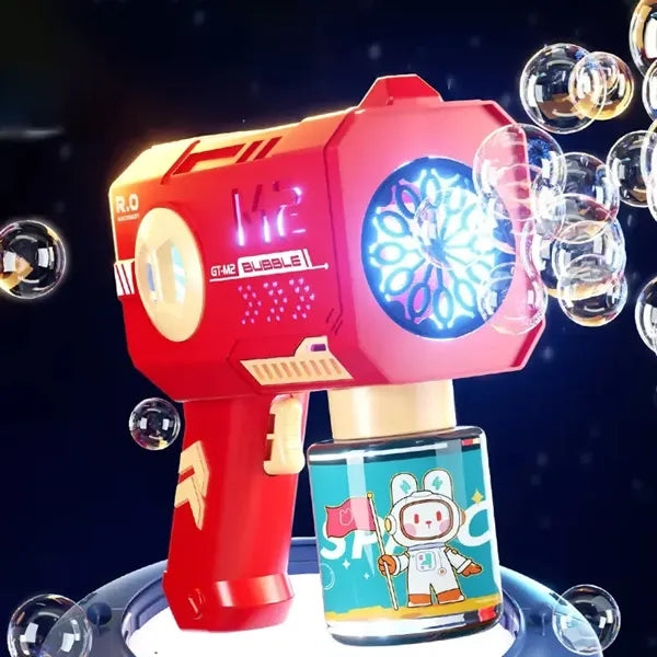 LED Light Automatic Bubble Machine Gun