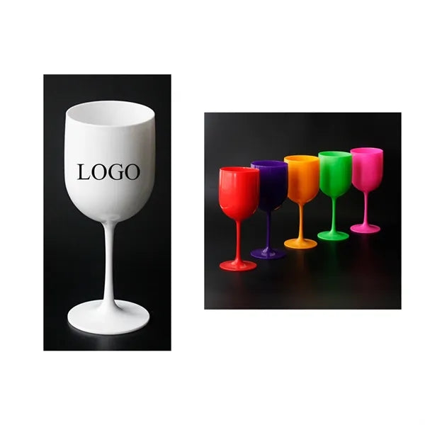 Plastic Wine Glasses Champagne Cup 15 oz Goblets