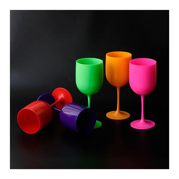 Plastic Wine Glasses Champagne Cup 15 oz Goblets