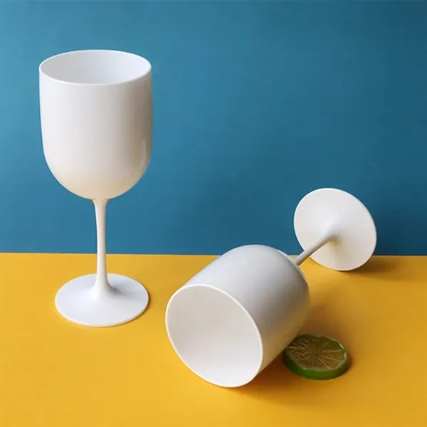 Plastic Wine Glasses Champagne Cup 15 oz Goblets
