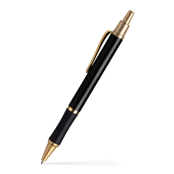 Sleeker Click Pen - Gold Accents