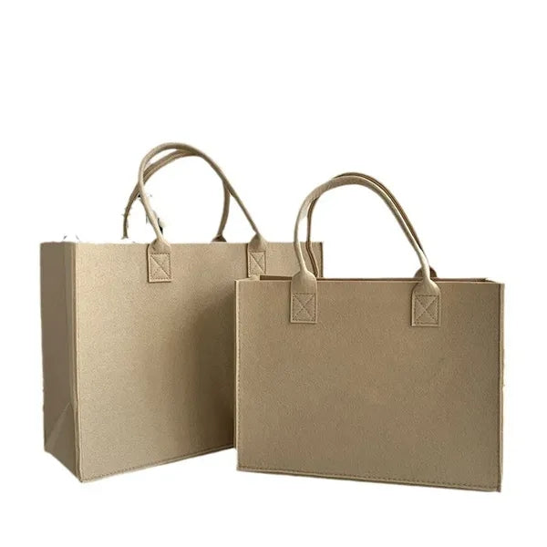 Felt Cozy Hand Bag Women's Tote Light Soft Sturdy