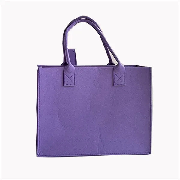 Felt Cozy Hand Bag Women's Tote Light Soft Sturdy