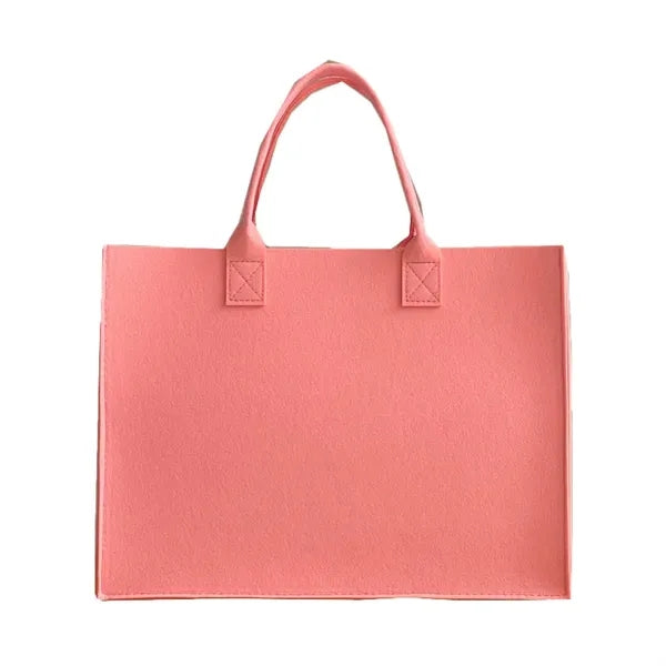 Felt Cozy Hand Bag Women's Tote Light Soft Sturdy