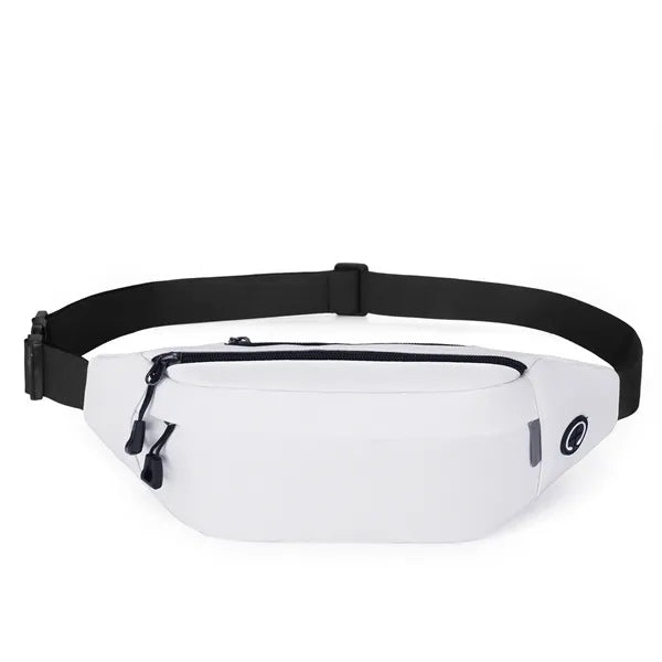 Hands-Free Fanny Pack with 3 Pockets and Earbud Slot