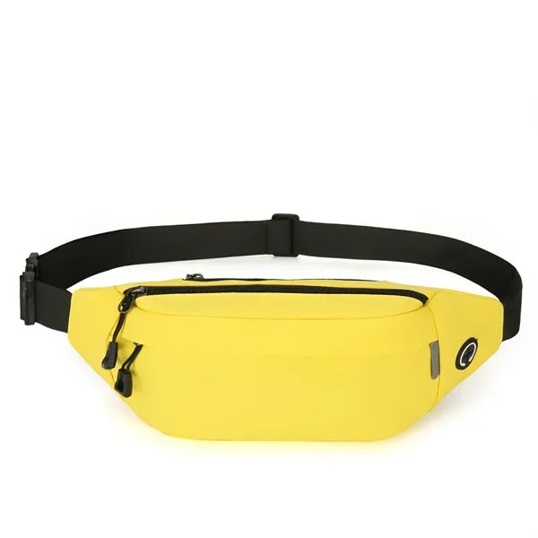 Hands-Free Fanny Pack with 3 Pockets and Earbud Slot