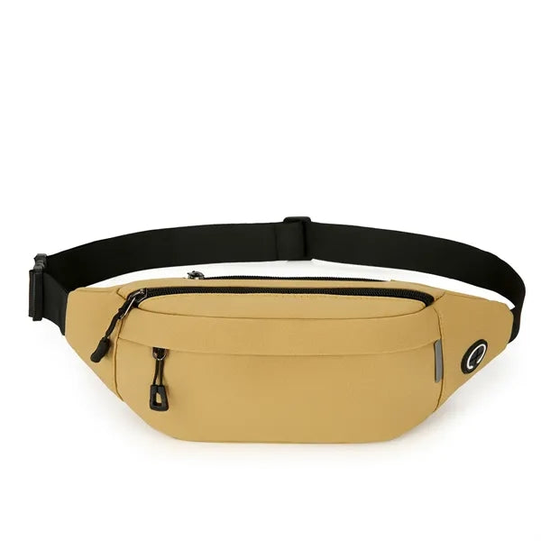 Hands-Free Fanny Pack with 3 Pockets and Earbud Slot