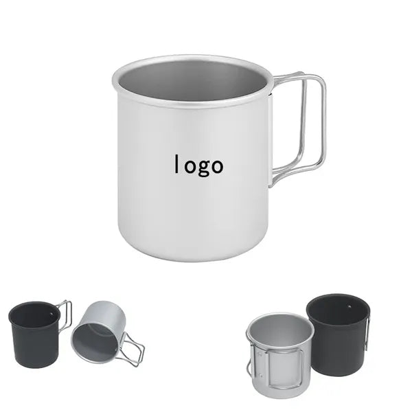 10 OZ Lightweight Aluminium Folding Handle Coffee Cup