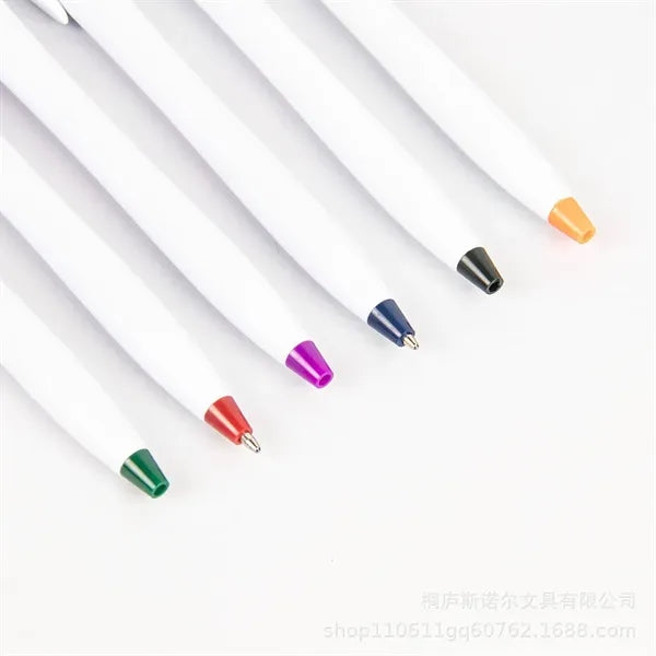 Plastic Retractable Gel Ink Ballpoint Pen