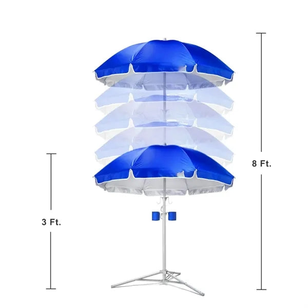 Portable Outdoor Sun Shade Umbrella with Stand