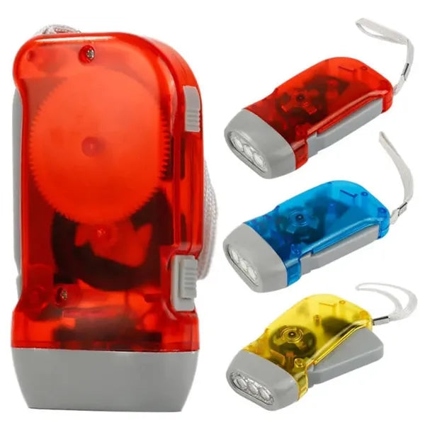 Hand Pressing LED Flashlight