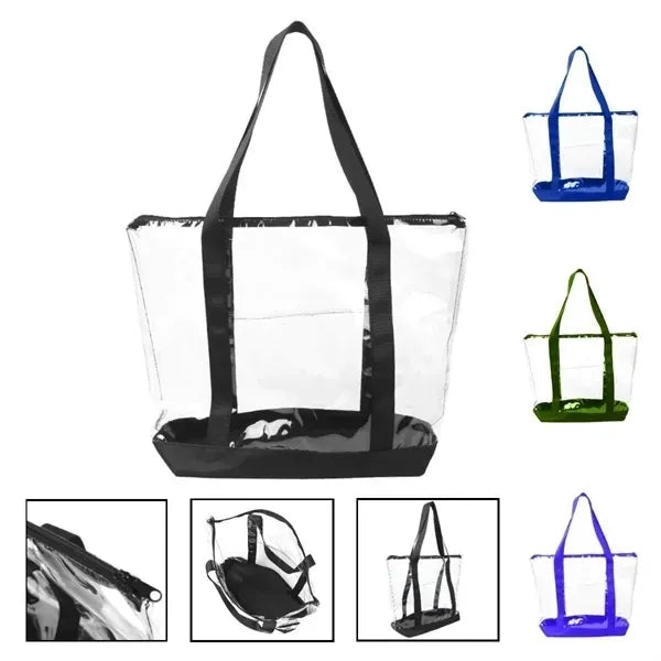 Waterproof Clear PVC Tote Bag
