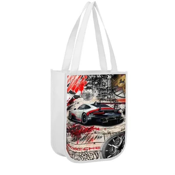 Small Laminated Curved Bottom Non Woven Gift Bag