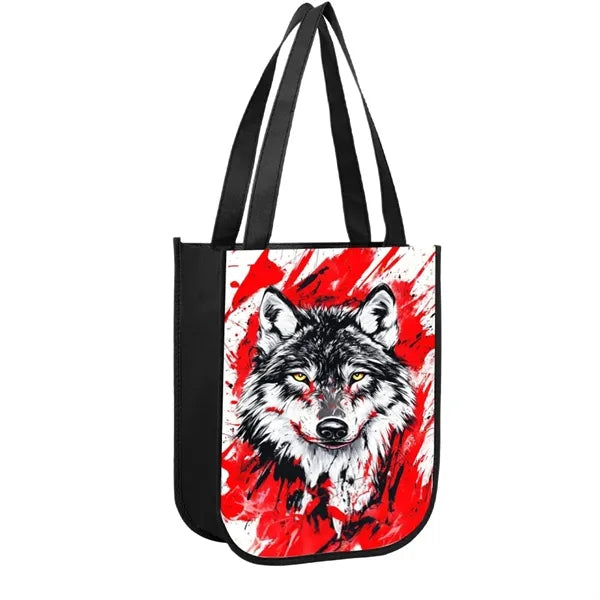 Small Laminated Curved Bottom Non Woven Gift Bag