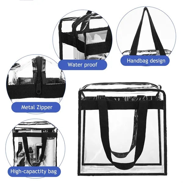 Clear Travel Backpack - Custom Logo, Waterproof PVC