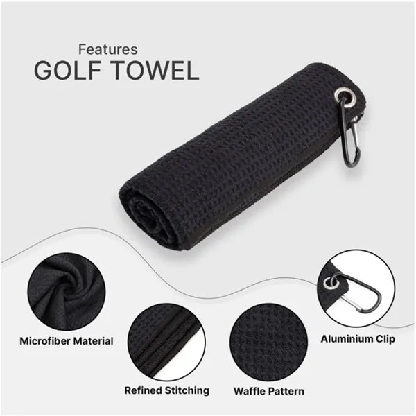 Multicolor Microfiber Golf Towel