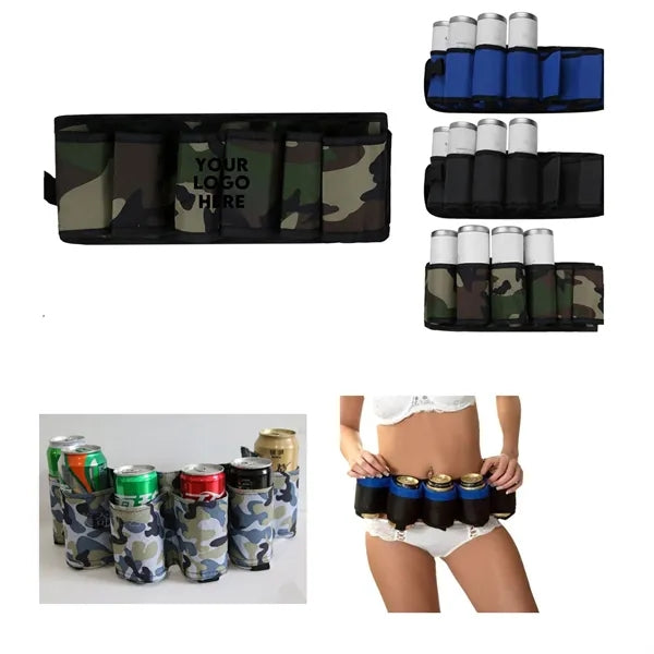 6-Can Outdoor Beer Belt Carrier