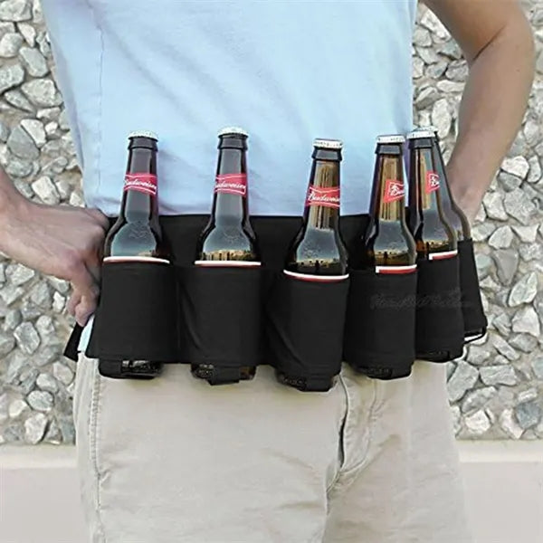 6-Can Outdoor Beer Belt Carrier
