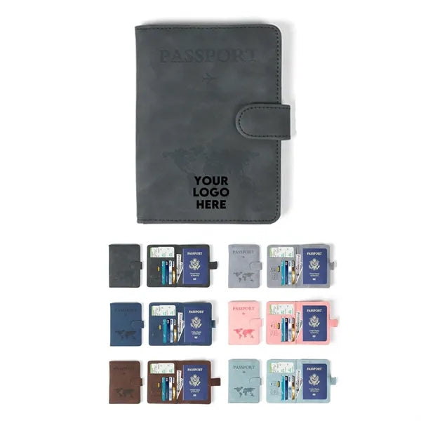 RFID Passport Wallet with Card Slots