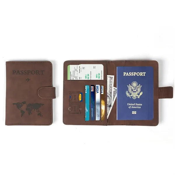RFID Passport Wallet with Card Slots