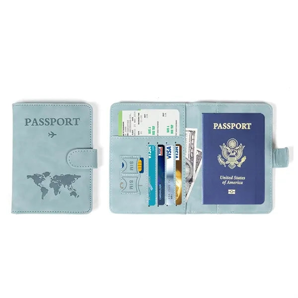 RFID Passport Wallet with Card Slots