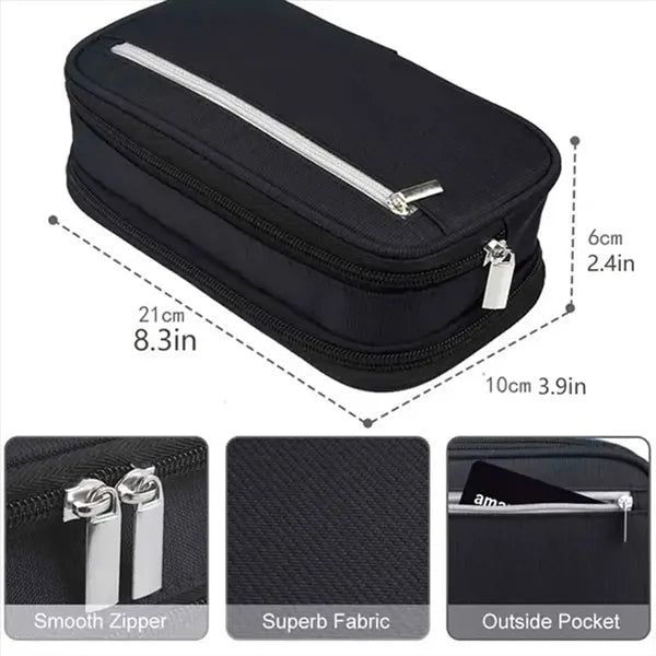 Multi-Compartment Pencil Case