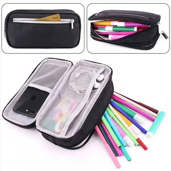 Multi-Compartment Pencil Case