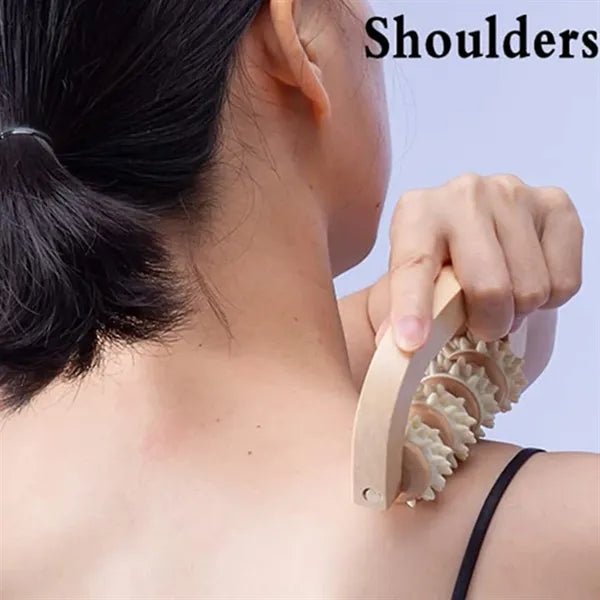 Natural Wooden Muscle Roller