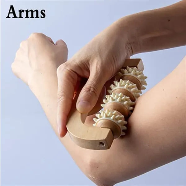 Natural Wooden Muscle Roller