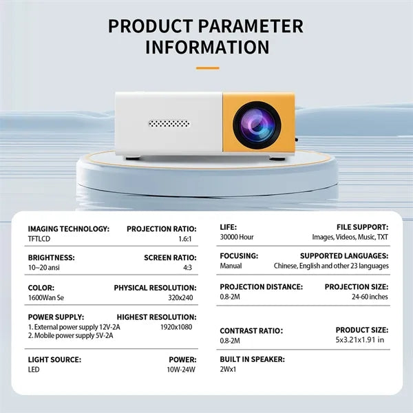 Portable Mini Projector Free Shipping