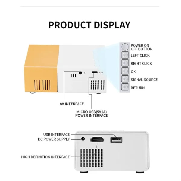 Portable Mini Projector Free Shipping