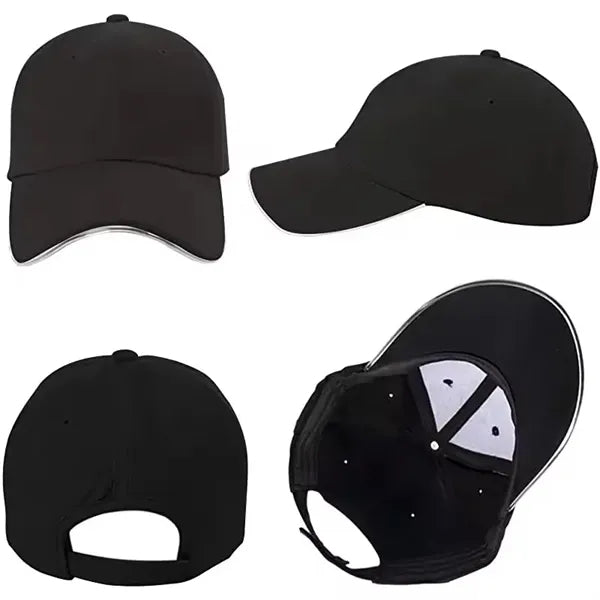 LED Light Up Baseball Cap Flash Glow Party Rave Hat