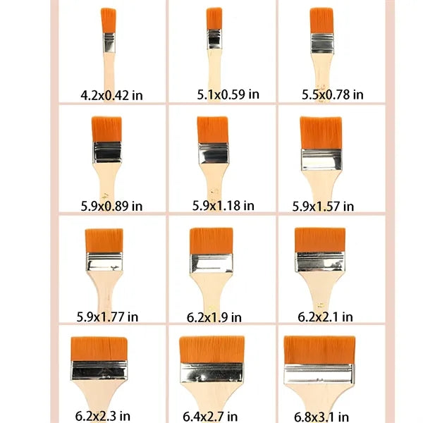Thick Wood Paint Brush