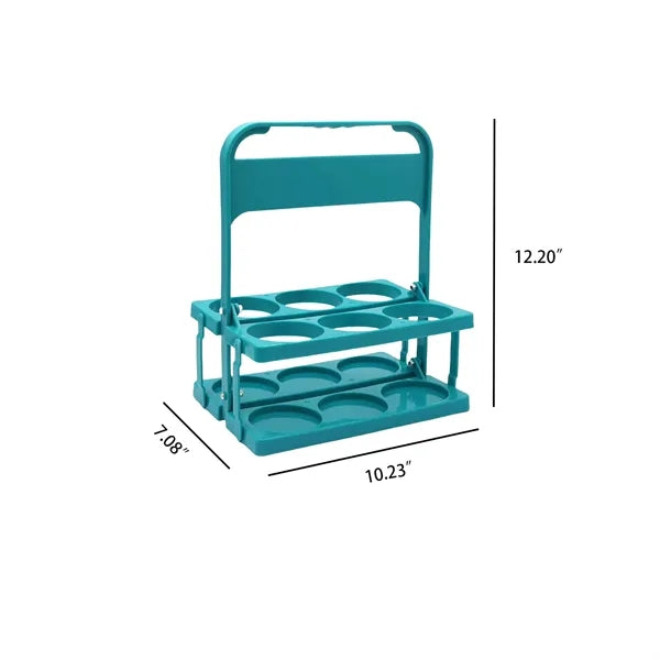 Collapsible Bottle Carrier Rack for Sports and Bars Basket