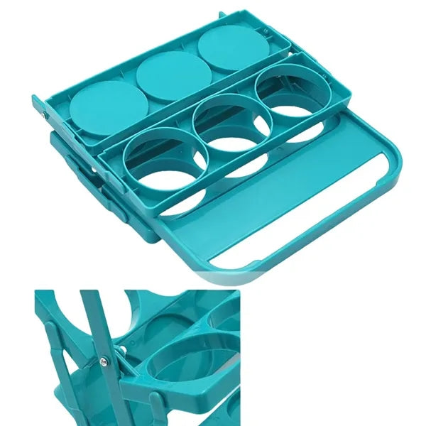 Collapsible Bottle Carrier Rack for Sports and Bars Basket