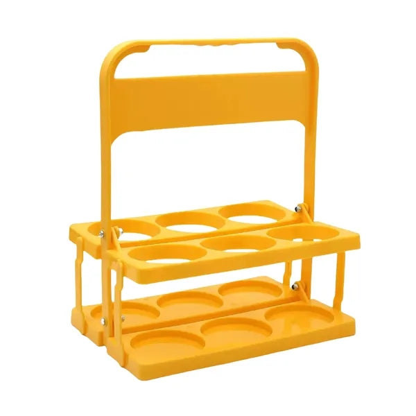 Collapsible Bottle Carrier Rack for Sports and Bars Basket