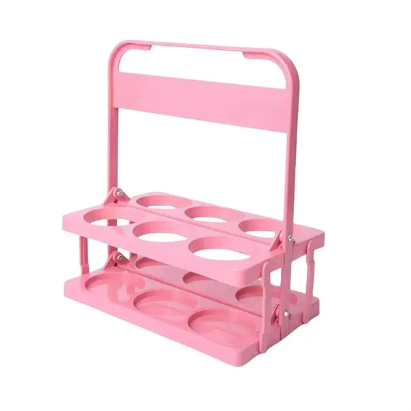 Collapsible Bottle Carrier Rack for Sports and Bars Basket