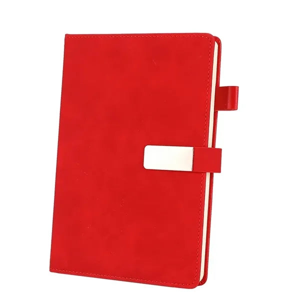 A5 Leather Buckle Business Meeting Notebook