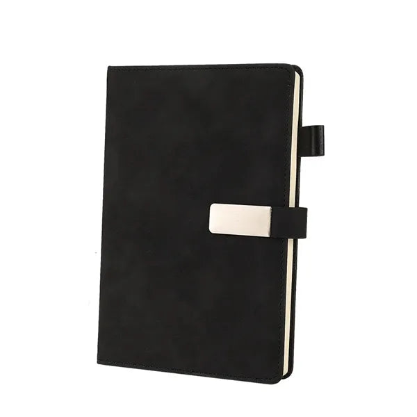 A5 Leather Buckle Business Meeting Notebook