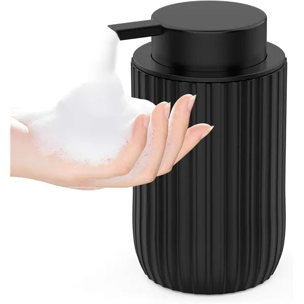 Ceramic Refillable Matte Streaks Soap Dispenser