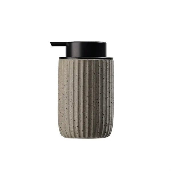 Ceramic Refillable Matte Streaks Soap Dispenser