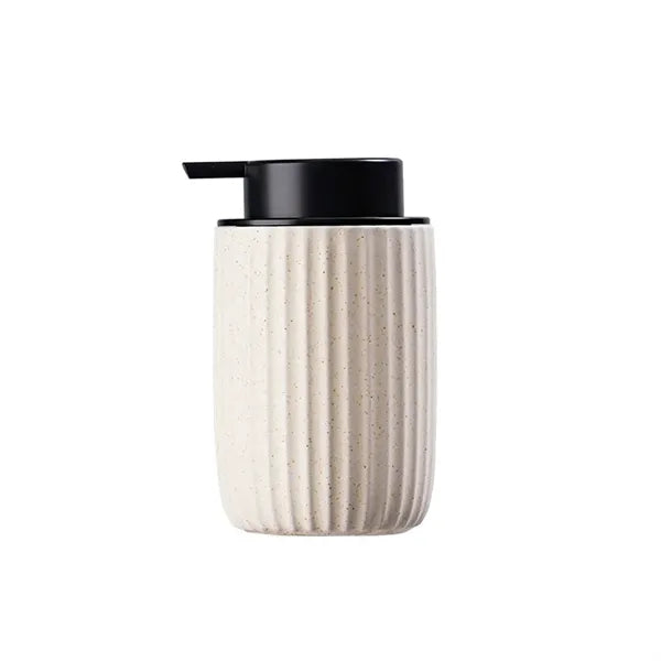 Ceramic Refillable Matte Streaks Soap Dispenser