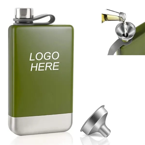 Stainless Steel 9oz Camping Flask