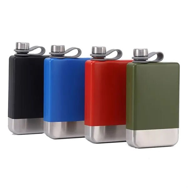 Stainless Steel 9oz Camping Flask