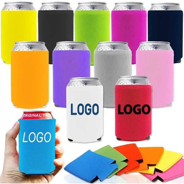 Multicolor Plain Can Cooler